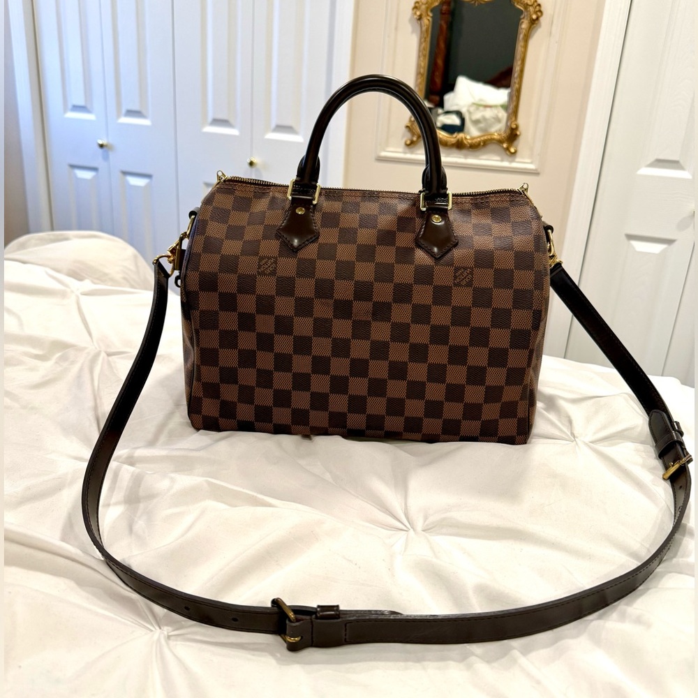 Louis Vuitton Speedy Bandoulière 30 – Damier Ebene Canvas